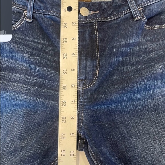 American Rag Cie Jeans Sarah Slim Boot Size 31 Short Blue Denim Stretch … - Picture 9 of 13